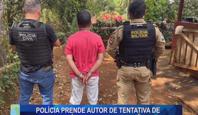 POLÍCIA PRENDE AUTOR DE TENTATIVA DE HOMICÍDIO EM CAMPO MOURÃO