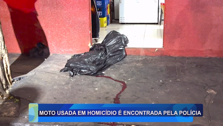 MOTO USADA EM HOMICÍDIO É ENCONTRADA PELA POLÍCIA
