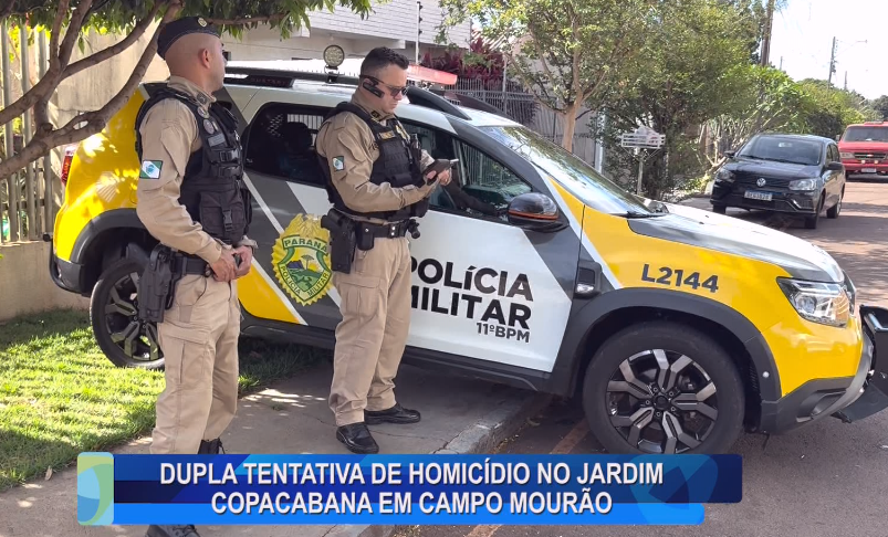 DUPLA TENTATIVA DE HOMICÍDIO NO JARDIM COPACABANA EM CAMPO MOURÃO