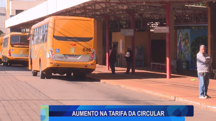 AUMENTO NA TARIFA DA CIRCULAR