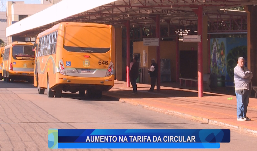 AUMENTO NA TARIFA DA CIRCULAR