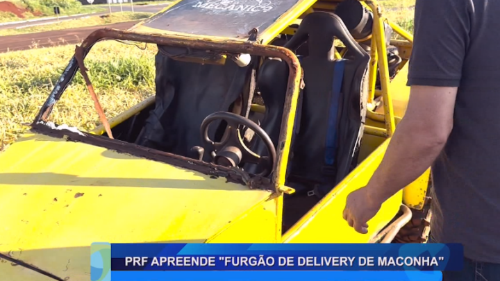 PRF APREENDE “FURGÃO DE DELIVERY DE MACONHA”