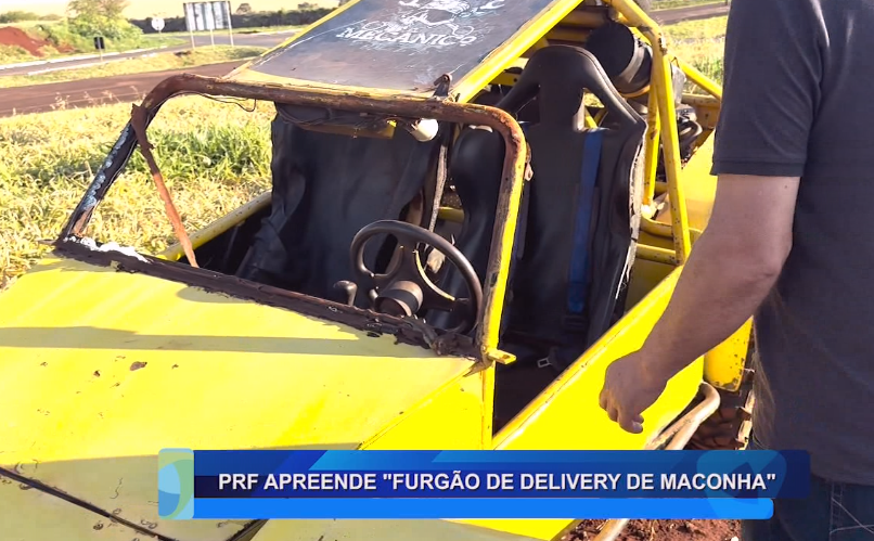 PRF APREENDE “FURGÃO DE DELIVERY DE MACONHA”