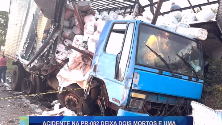 ACIDENTE NA PR-082 DEIXA DOIS MORTOS E UMA CRIANÇA EM ESTADO GRAVE