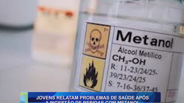 JOVENS RELATAM PROBLEMAS DE SAÚDE APÓS A INGESTÃO DE BEBIDAS COM METANOL