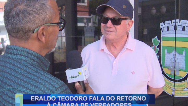ERALDO TEODORO FALA DO RETORNO À CÂMARA DE VEREADORES