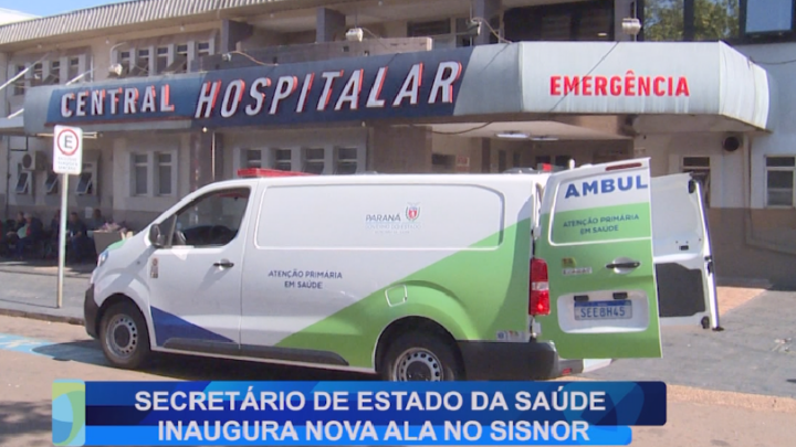 SECRETÁRIO DE ESTADO DA SAÚDE INAUGURA NOVA ALA NO SISNOR