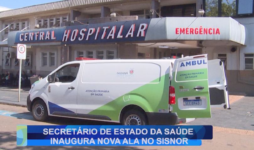SECRETÁRIO DE ESTADO DA SAÚDE INAUGURA NOVA ALA NO SISNOR