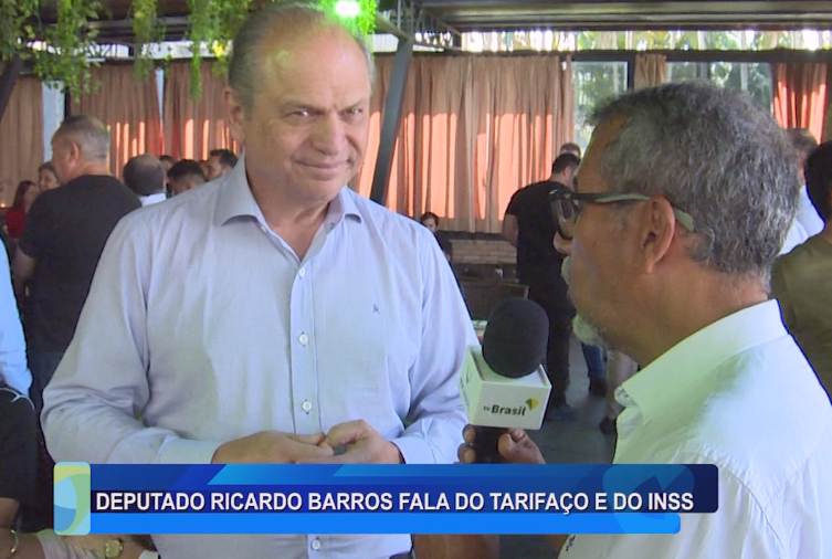 DEPUTADO RICARDO BARROS FALA DO TARIFAÇO E DO INSS