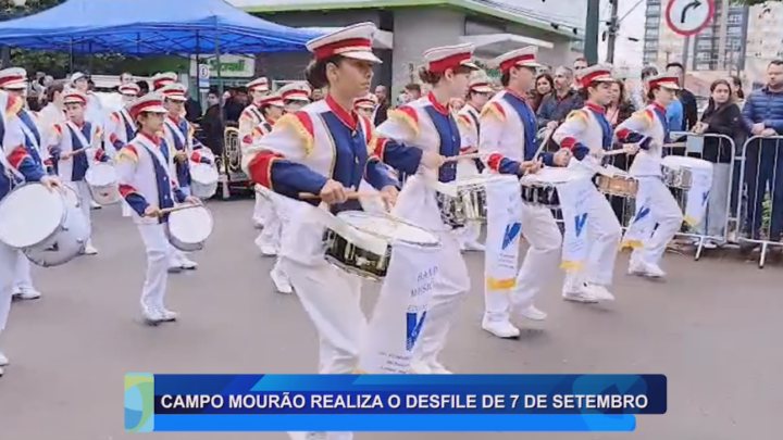 CAMPO MOURÃO REALIZA O DESFILE DE 7 DE SETEMBRO