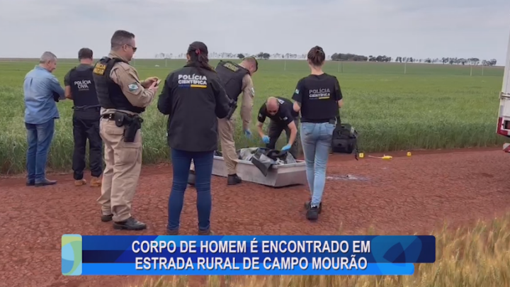 CORPO DE HOMEM É ENCONTRADO EM ESTRADA RURAL DE CAMPO MOURÃO