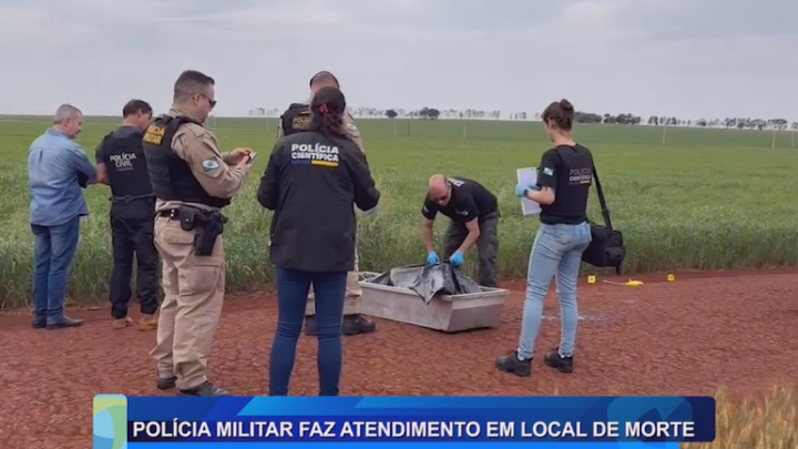 POLÍCIA MILITAR FAZ ATENDIMENTO EM LOCAL DE MORTE
