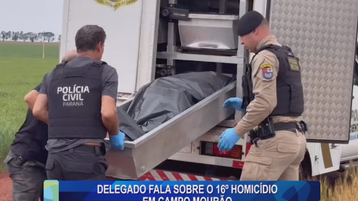 DELEGADO FALA SOBRE O 16º HOMICÍDIO EM CAMPO MOURÃO