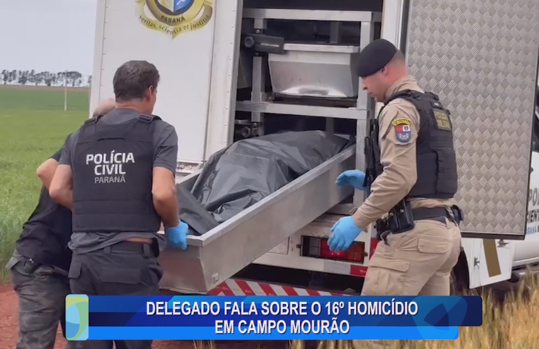 DELEGADO FALA SOBRE O 16º HOMICÍDIO EM CAMPO MOURÃO
