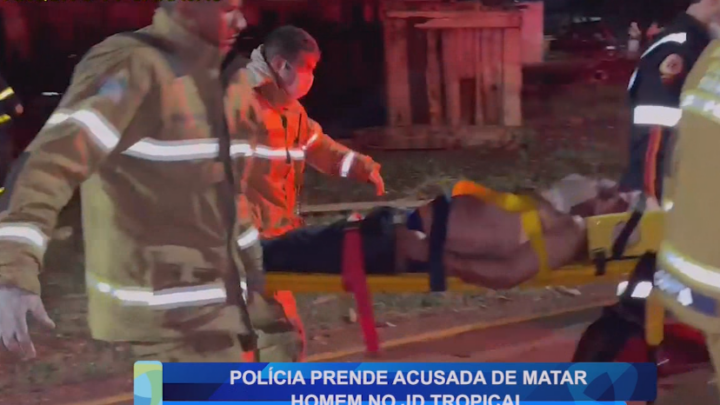 POLÍCIA PRENDE ACUSADA DE MATAR HOMEM NO JD TROPICAL