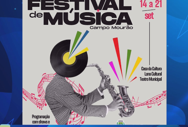 EM CAMPO MOURÃO, A 9ª EDIÇÃO DO FESTIVAL DE MÚSICA