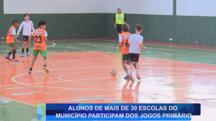 ALUNOS DE MAIS 30 ESCOLAS PARTICIPAM DOS JOGOS PRIMÁRIOS