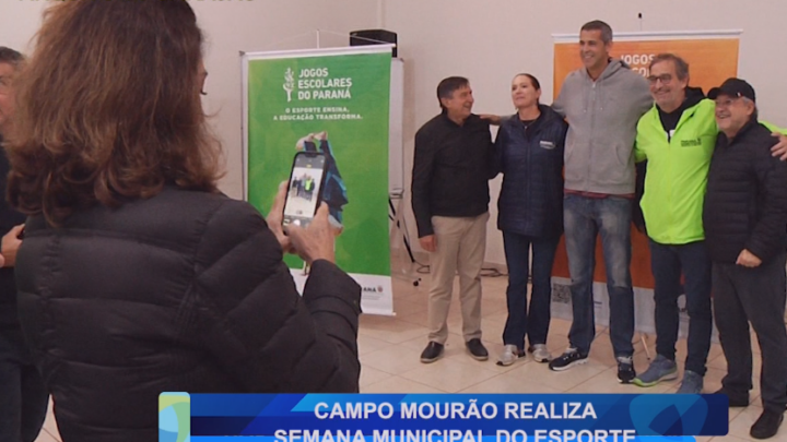 CAMPO MOURÃO REALIZA SEMANA MUNICIPAL DO ESPORTE