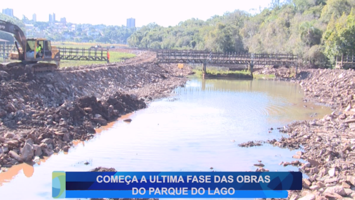 COMEÇA ULTIMA FASE DAS OBRAS DO PARQUE DO LAGO