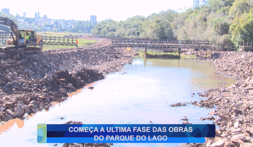 COMEÇA ULTIMA FASE DAS OBRAS DO PARQUE DO LAGO