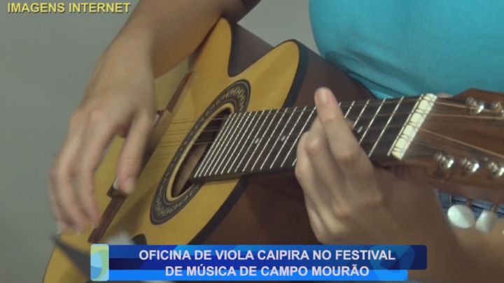 OFICINA DE VIOLA CAIPIRA NO FESTIVAL DE MÚSICA DE CAMPO MOURÃO