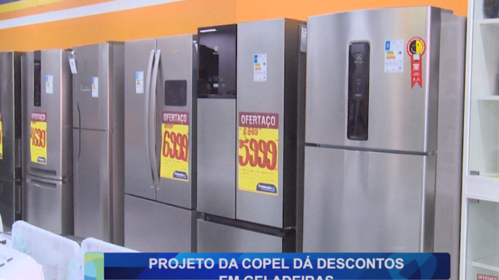 PROJETO DA COPEL DÁ DESCONTOS EM GELADEIRAS