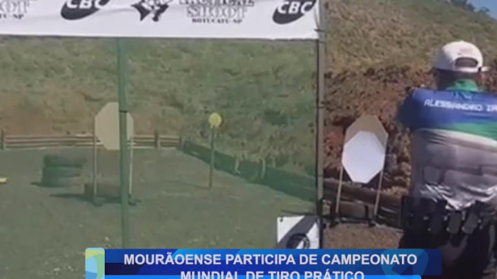 MOURÃOENSE PARTICIPA DE CAMPEONATO MUNDIAL DE TIRO PRÁTICO