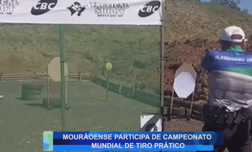 MOURÃOENSE PARTICIPA DE CAMPEONATO MUNDIAL DE TIRO PRÁTICO