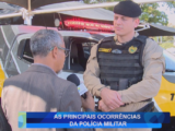 AS PRINCIPAIS OCORRÊNCIAS DA POLÍCIA MILITAR