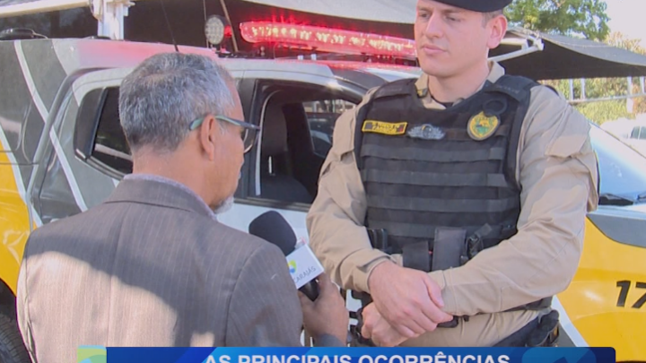 AS PRINCIPAIS OCORRÊNCIAS DA POLÍCIA MILITAR