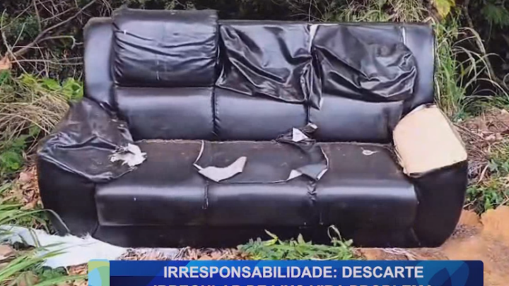 IRRESPONSABILIDADE: DESCARTE IRREGULAR DE LIXO VIRA PROBLEMA