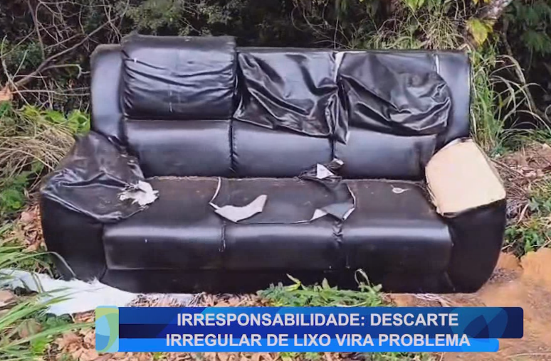 IRRESPONSABILIDADE: DESCARTE IRREGULAR DE LIXO VIRA PROBLEMA