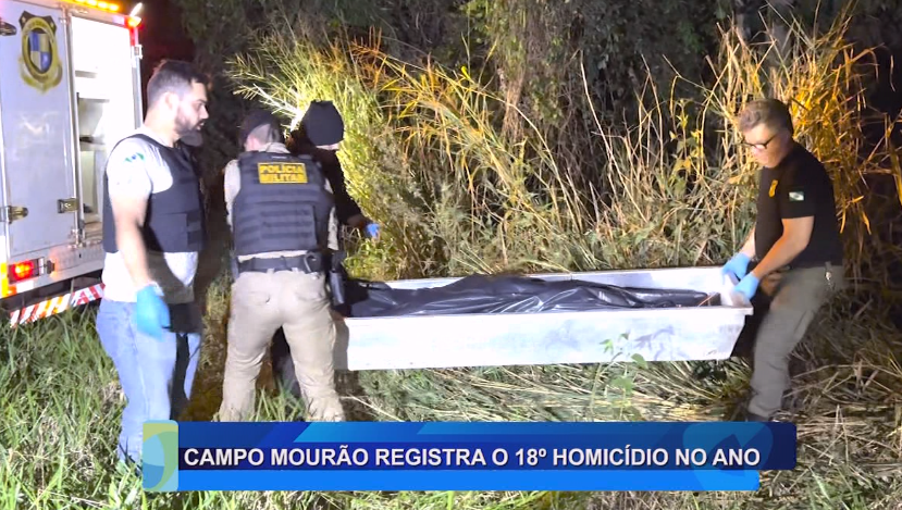 CAMPO MOURÃO REGISTRA O 18º HOMICÍDIO NO ANO