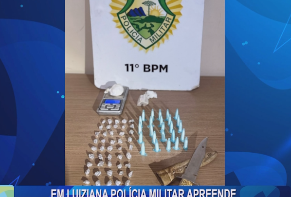 EM LUIZIANA POLÍCIA MILITAR APREENDE DROGA ENTERRADA