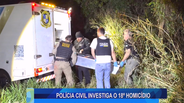 POLÍCIA CIVIL INVESTIGA O 18º HOMICÍDIO