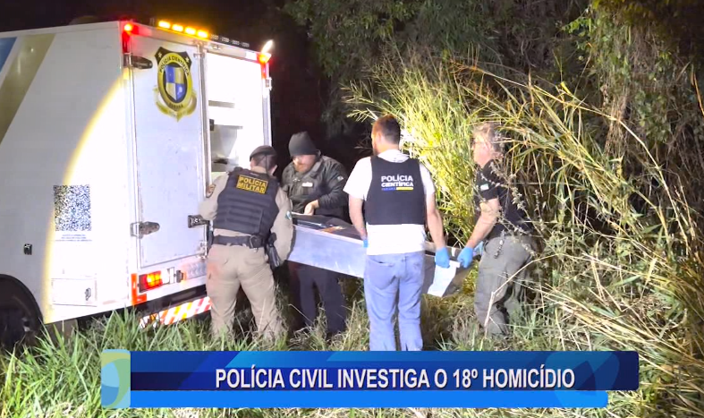 POLÍCIA CIVIL INVESTIGA O 18º HOMICÍDIO