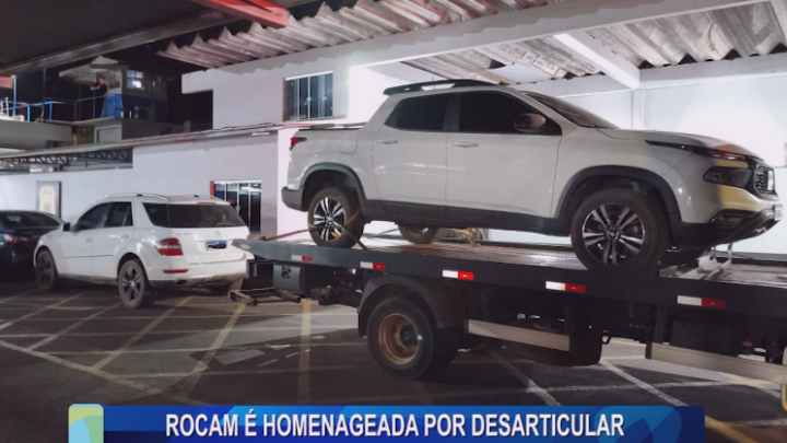 ROCAM É HOMENAGEADA POR DESARTICULAR PIRATAS DO ASFALTO