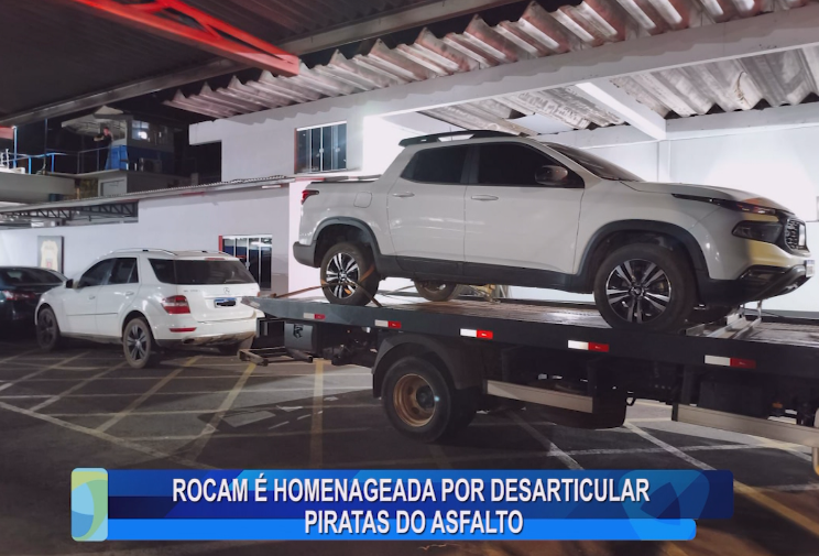 ROCAM É HOMENAGEADA POR DESARTICULAR PIRATAS DO ASFALTO