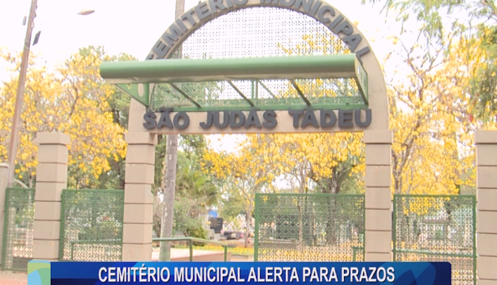 CEMITÉRIO MUNICIPAL ALERTA PARA PRAZOS DO DIA DE FINADOS