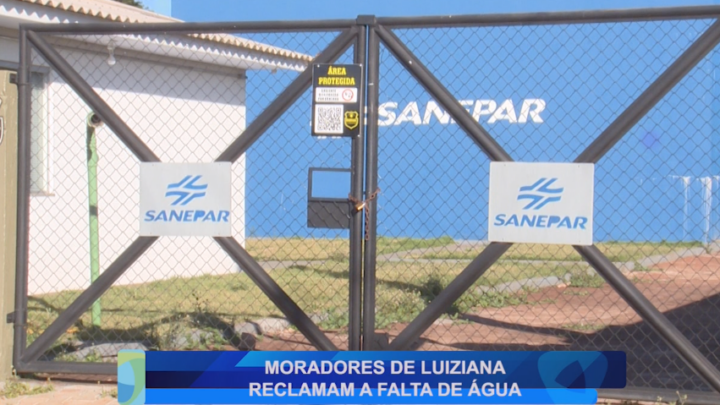 MORADORES DE LUZIANA RECLAMAM A FALTA DE ÁGUA