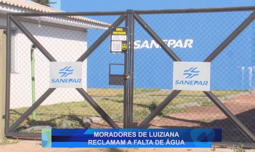 MORADORES DE LUZIANA RECLAMAM A FALTA DE ÁGUA