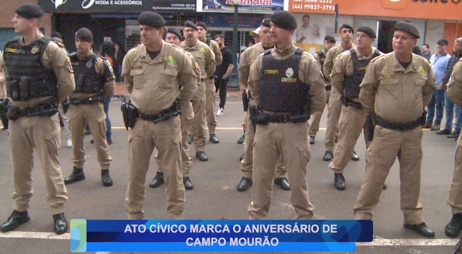 ATO CÍVICO MARCA O ANIVERSÁRIO DE CAMPO MOURÃO