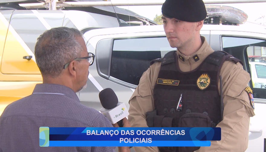 BALANÇO DAS OCORRÊNCIAS POLICIAIS