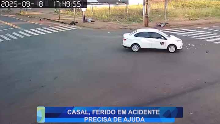 CASAL, FERIDO EM ACIDENTE PRECISA DE AJUDA