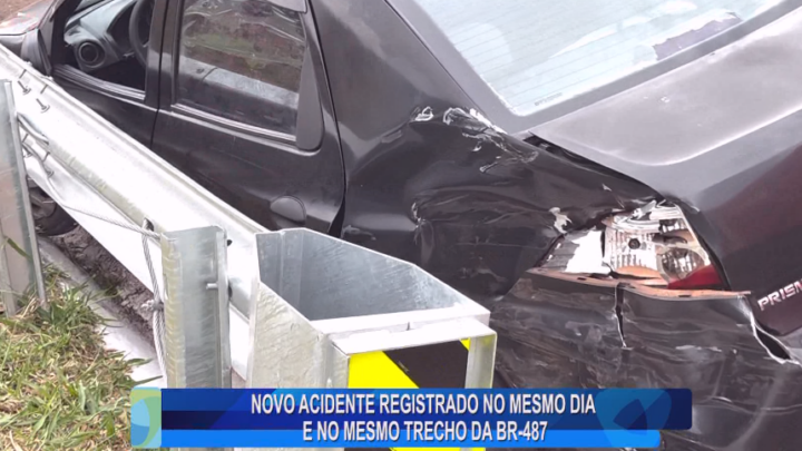 NOVO ACIDENTE REGISTRADO NO MESMO DIA E NO MESMO TRECHO DA BR-487