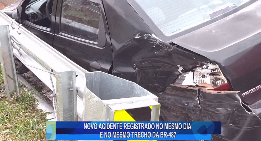 NOVO ACIDENTE REGISTRADO NO MESMO DIA E NO MESMO TRECHO DA BR-487