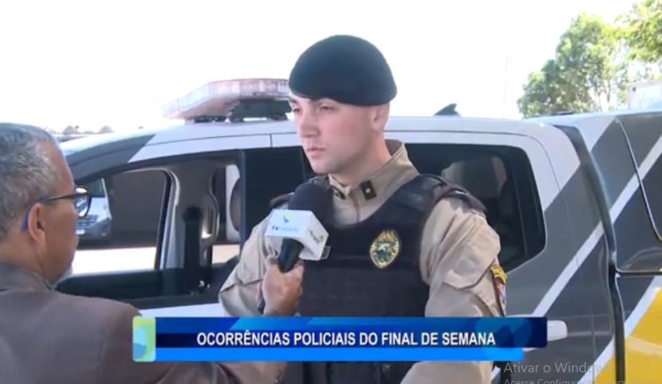OCORRÊNCIAS POLICIAIS DO FINAL DE SEMANA