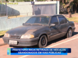 PREFEITURA INICIA RETIRADA DE VEÍCULOS ABANDONADOS EM VIAS PÚBLICAS