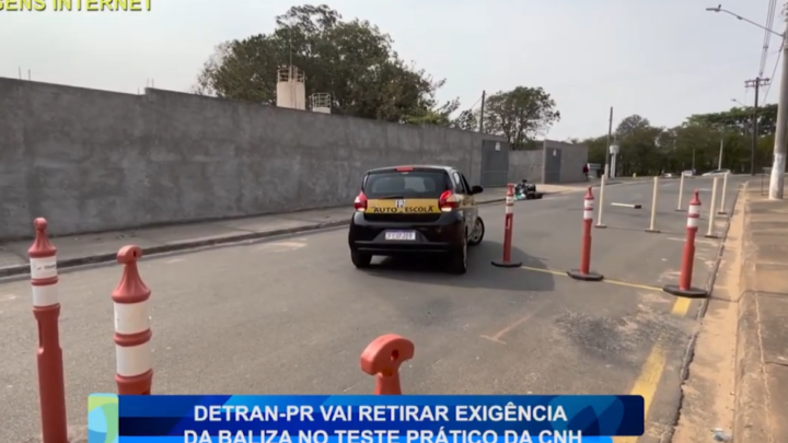 DETRAN-PR DEIXA DE EXIGIR BALIZA NOS TESTES PARA CNH