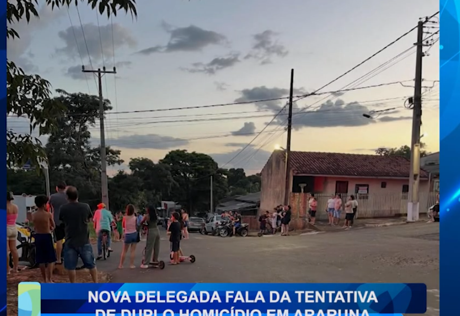 NOVA DELEGADA FALA DA TENTATIVA DE DUPLO HOMICÍDIO EM ARARUNA